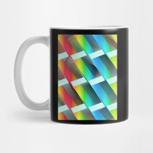 Geometric Wave #2 - Repeat Pattern Modular Synth Art Mug